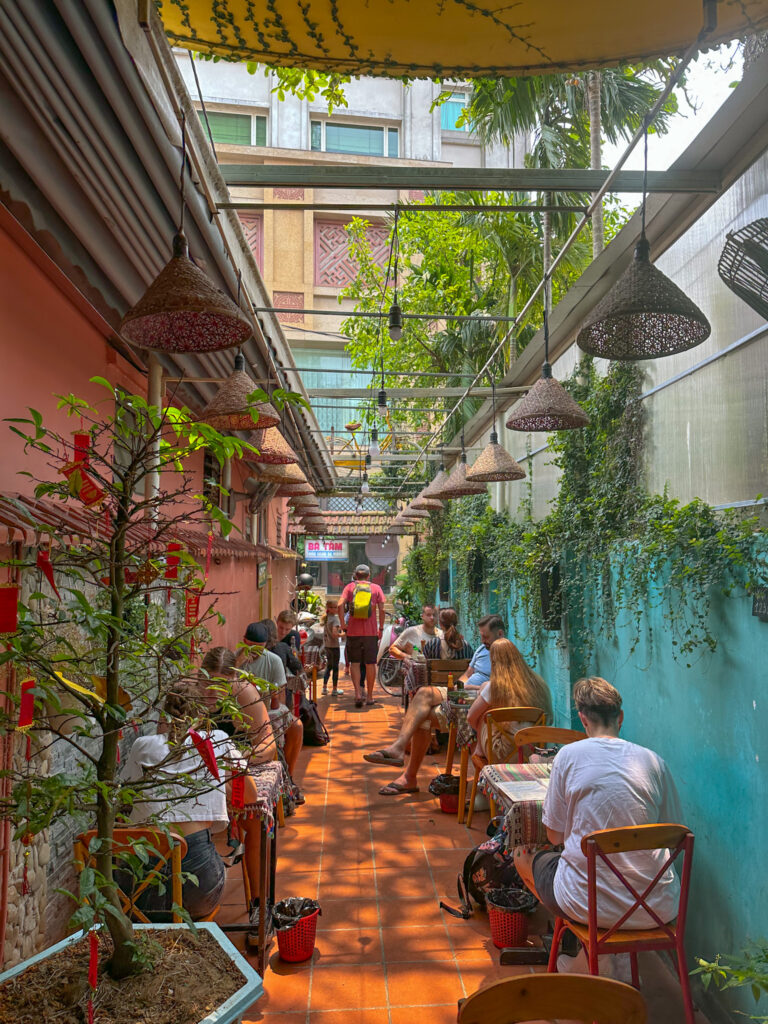 Patio at Nook Eatery, Hue